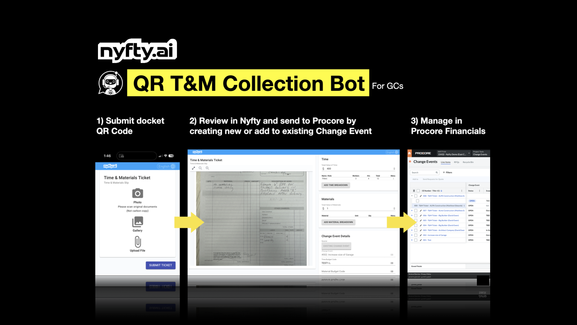 Streamlining Time and Material Dockets