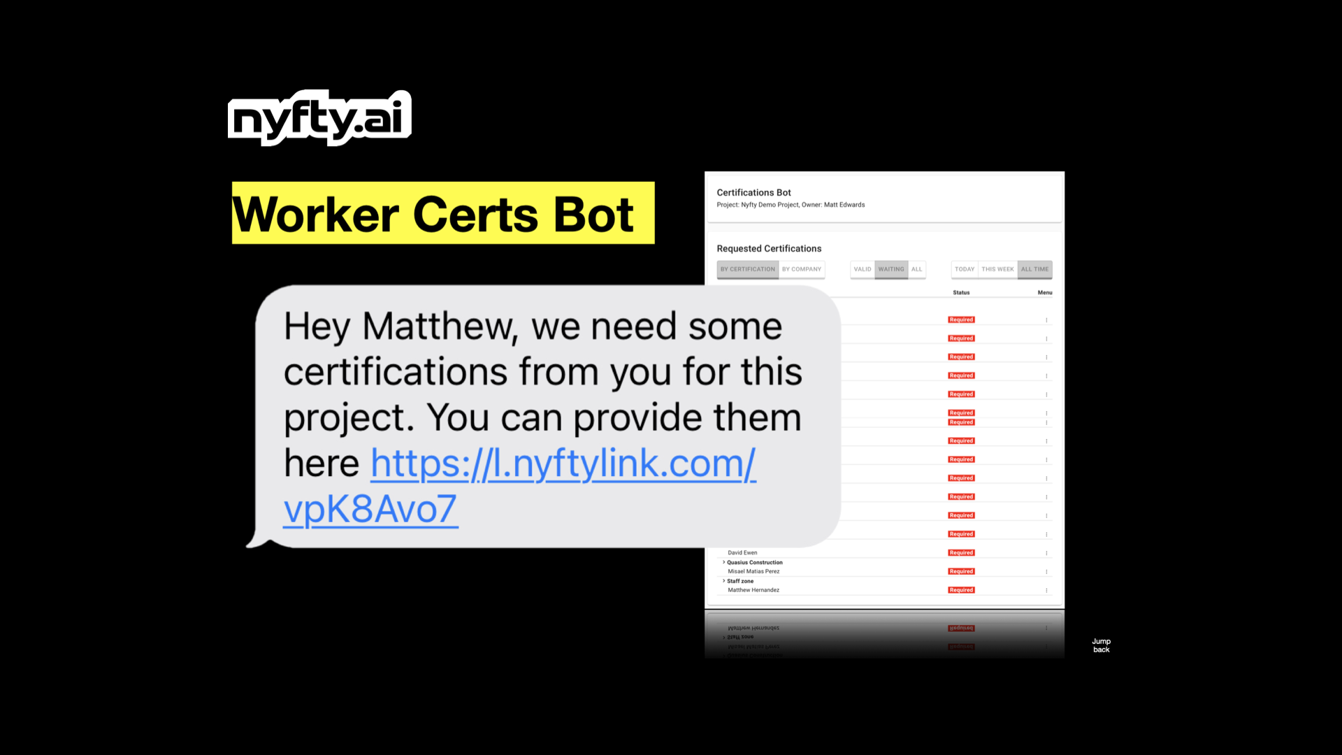 Worker Certification Management for Procore and Autodesk